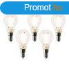5 darabos Smart E14 LED izz kszlet P45 4.5W 470 lm 1800-40