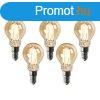 5 db Smart E14 szablyozhat Kelvin LED lmpban P45 goldlin
