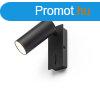 TAPIO I SQ fali lmpa fekete 230V LED 4.5W 3000K