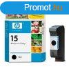 HP tintapatron C6615DE No.15 fekete 600 old.