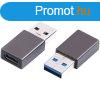 Adapter C-TECH USB 3.2 Type-C - USB A (CF/AM)