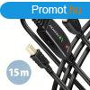 AXAGON ADR-215B, USB 2.0 A-M -> B-M aktv csatlakoztat / re