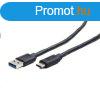 Kbel CABLEXPERT USB 3.0 AM - Type-C (AM/CM), 1,8m, fekete