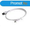 Kbel CABLEXPERT USB A Male/Micro B Male 2.0, 0,5m, White, H