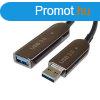 PremiumCord USB3.2 + 2.0 hosszabbt optikai AOC kbel A/Mal