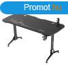 ULTRADESK Gamer jtkos asztal GRAND BLACK, 160x75 cm, 70-80