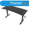 ULTRADESK Gamer jtkos asztal Ultradesk CRUISER BLACK, 160x