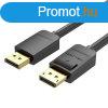 Vention Displayport (fekete), 1,5m, kbel