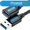 Vention USB-A 3.0/M -> USB-A 3.0/F, (hosszabbt,PVC), 1,