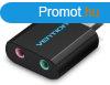 Vention USB kls (fm,fekete), hangkrtya