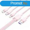Vention USB-A 2.0/M -> USB-C/Lightning/Micro USB-B, 1,5m,