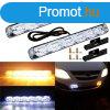 6 LED-es nappali menetfny - 2DB - DRL-006