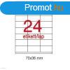 Etikett A1298 36 x 70 mm 100 v Apli