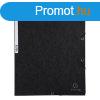 Gumis mappa, prespn, A4, EXACOMPTA, fekete
