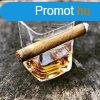 Szivartart whiskys pohr