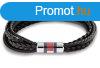 Tommy Hilfiger Luxus frfi fekete br karkt Multi Layer 27