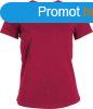 Ni V-nyak rvid ujj pamut pl, Kariban KA381, Fuchsia-XL