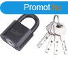EXTOL PREMIUM lakat, vas, fekete, 4db kulcs; 30mm, edzett ac