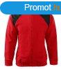MALFINI Fleece fels Jacket Hi-Q - Piros | XXXL