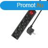 ACT Power Strip with Illuminated Switch Hlzati Eloszt Kap