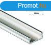 LED Alumnium Profil ltalnos U alak [D] Ezst 2,02 mter