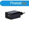 SOLIGHT USB TOLTO ADAPTER, 2X USB, MAX. 3100MA, AC 230V, FEK
