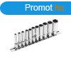 EXTOL PREMIUM hossztott Multi Lock dugfej klt. ; 1/4&#