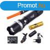 Taktikai LED zseblmpa zoom xml t6 elemmel