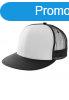 KP113 TRUCKER baseball sapka, 6 paneles K-UP, White/Black-U