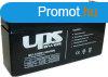 UPS MC1.3-6 6V 1.3Ah zsels savas lom akkumultor