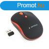 Gembird MUSW-4B-03-R Wireless optical mouse Black/Red