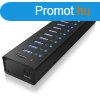 Raidsonic IB-AC6113 13port USB3.0 hub with USB charge port B