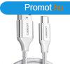 UGREEN US288 adatkbel (USB - Type-C, 3A, gyorstlt 3.0, 25