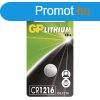 GP lithium gombelem CR1216- 3V bliszteres/1 B15651