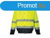 S266 - Hi-Vis kttnus bomber kabt - srga / tengerszkk