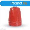 Porceln E27 foglalat piros - 3799 V-TAC