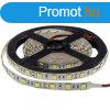 LED szalag, 5050, 60 SMD/m, nem vzll, fehr fny