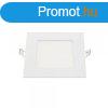 LED panel, ngyszgletes, bepthet, 6W, 440LM, 230V, CRI&g