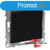 Legrand Suno csillrkapcsol 10 AX fekete, IP44, Legrand 721