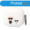 Karl Lagerfeld and Choupette Apple Airpods 3 szilikon tok fe