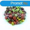 Cseh Superduo gyngy mix - Rainbow - 10g