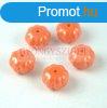 Cseh prselt egyedi formk - Melon - Orange Luster - 8x11mm