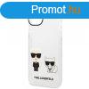 Karl Lagerfeld PC/TPU Ikonik Karl and Choupette Apple iPhone