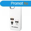 Karl Lagerfeld and Choupette Liquid Silicone Apple iPhone 14