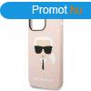 Karl Lagerfeld Liquid Silicone Karl Head Apple iPhone 14 Pro