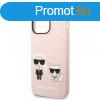 Karl Lagerfeld and Choupette Liquid Silicone Apple iPhone 14