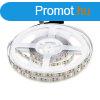 8W/m, 120led/m meleg fehr 3000K beltri LED szalag, 800lm -