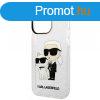 Karl Lagerfeld IML Glitter Karl and Choupette NFT Apple iPho