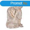 Dekoratv kerti figura Buddha Fehr/Arany Polyresin (28,5 x 