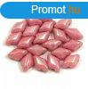 Gemduo cseh prselt veggyngy - White Pink Bronze Luster - 